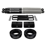 1999-2007 Classic GMC Sierra 1500 Full Suspension Lift Kit with Supreme Suspensions MAX Performance Rear Shocks 2WD 4x2