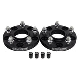 5x120 Hub Centric Wheel Spacers for Cadillac CTS/XTS + Valve Caps