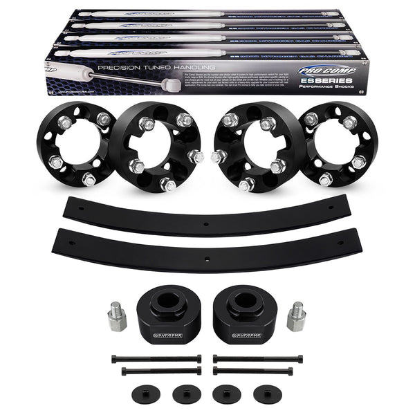 1984-1996 Ford Bronco Full Suspension Lift Kit, Pro Comp Shocks & Wheel Spacers 2WD 4WD