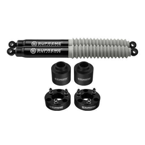 2009-2019 Dodge Ram 1500 Full Suspension Lift Kit with Rear MAX Performance Shocks 4WD | Aluminum & Delrin Kit-Suspension Lift Kits-Supreme Suspensions®-2"-2"-Supreme Suspensions®