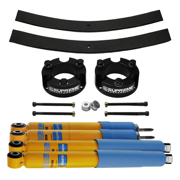 2009-2012 Suzuki Equator Full Add A Leaf Rear Suspension Lift Kit & Bilstein Shocks 2WD 4x2