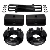 Full Front + Rear Lift Leveling Kit + Flat U-Bolts 2009 - 2012 SUZUKI EQUATOR 2WD 4WD