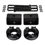 Full Front + Rear Lift Leveling Kit + Flat U-Bolts 2005-2023 Nissan Frontier