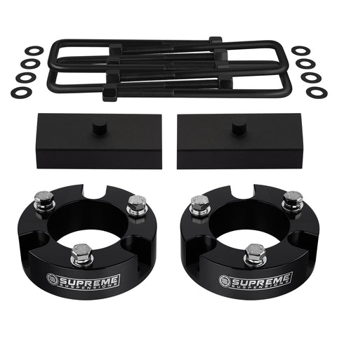 2005-2023 Toyota Tacoma Full Suspension Lift Kit 2WD 4WD | SUPREME'S NEW HD STEEL LIFT BLOCKS!-Suspension Lift Kits-Supreme Suspensions®-Black-2"-1"-Supreme Suspensions®