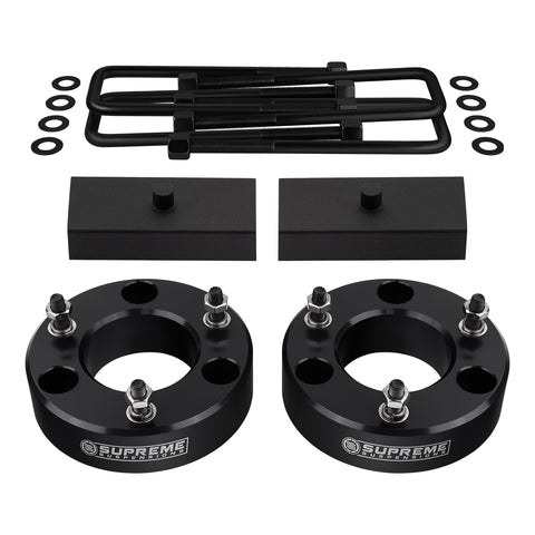 2004-2023 Nissan Titan Full Suspension Lift Kit 2WD 4WD-Suspension Lift Kits-Supreme Suspensions®-Black-2"-1"-Supreme Suspensions®