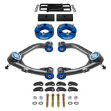 2007-2018 GMC Sierra 1500 Full Suspension Lift Kit with Uni-Ball Upper Control Arms and Camber/Caster Adjusting & Lock-Out Kit