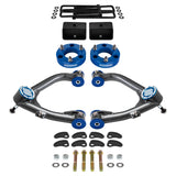 2007-2018 GMC Sierra 1500 Full Suspension Lift Kit with Uni-Ball Upper Control Arms and Camber/Caster Adjusting & Lock-Out Kit