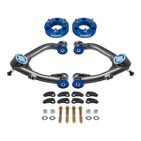 2007-2018 GMC Sierra 1500 Front Leveling Kit with Uni-Ball Upper Control Arms and Camber/Caster Adjusting & Lock-Out Kit