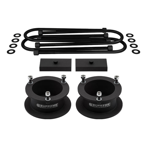2003-2012 Dodge Ram 3500 Full Suspension Lift Kit 4WD 3.5" Rear Axle | SUPREME'S NEW HD STEEL LIFT BLOCKS!-Suspension Lift Kits-Supreme Suspensions®-2"-1"-Supreme Suspensions®