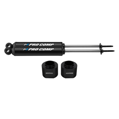 1984-2001 Jeep Cherokee XJ Front Suspension Lift Spacers with Pro Comp PRO-X Twin Tube Shocks 2WD 4WD-Suspension Lift Kits-Pro Comp and Supreme Suspensions-2"-Supreme Suspensions®