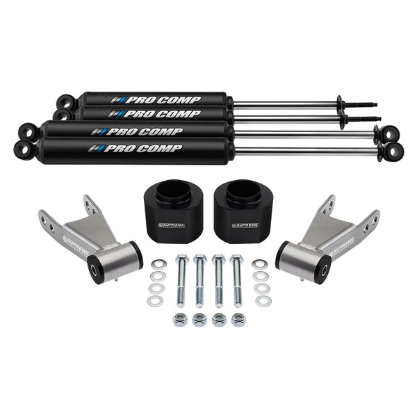 1984-2001 Jeep Cherokee XJ Full Suspension Lift Kit with Pro Comp PRO-X Shocks 2WD 4WD