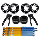 1984-2001 Jeep Cherokee XJ Full Suspension Lift Kit, Bilstein Shocks & Wheel Spacers 2WD 4WD