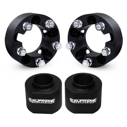 1984-2001 Jeep Cherokee XJ Front Suspension Lift Kit & 2" Wheel Spacers 2WD 4WD-Suspension Lift Kits-Supreme Suspensions®-2"-Supreme Suspensions®
