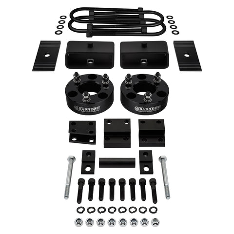 2005-2011 Dodge Dakota Full Suspension Lift Kit w/ Differential Drop Kit & Shims 4WD-Suspension Lift Kits-Supreme Suspensions®-3"-2"-Supreme Suspensions®