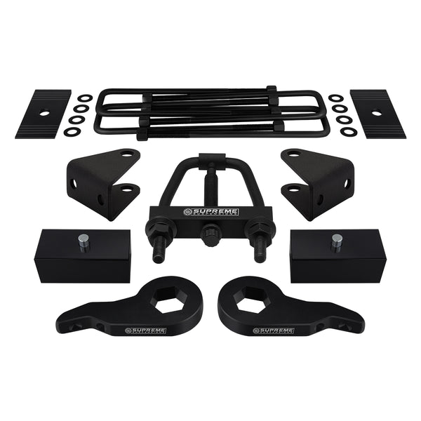 2000-2010 GMC Sierra 2500HD Full Suspension Lift Kit, Install Tool, Shock Extenders & Shims 2WD 4WD