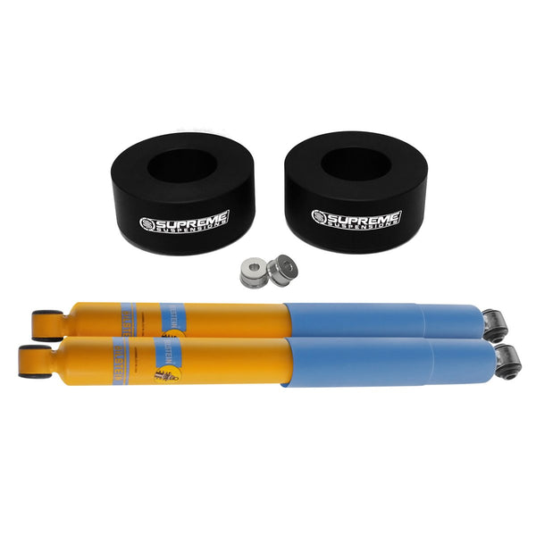 1999-2004 Jeep Grand Cherokee WJ 2.5" Rear Suspension Lift Spacers with Bilstein Shocks 2WD 4WD