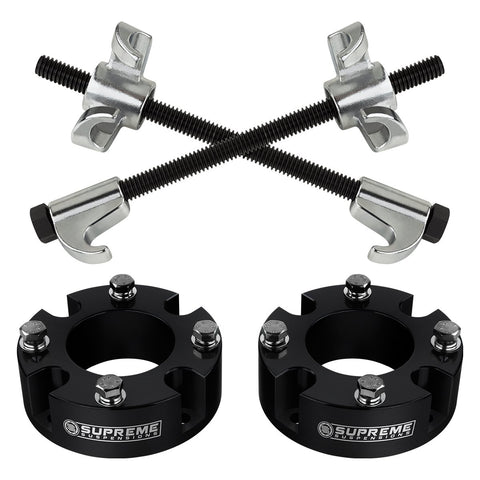 2008-2023 Toyota Sequoia Front Suspension Lift Kit with Spring Compressor 2WD 4WD-Suspension Lift Kits-Supreme Suspensions®-2"-Supreme Suspensions®