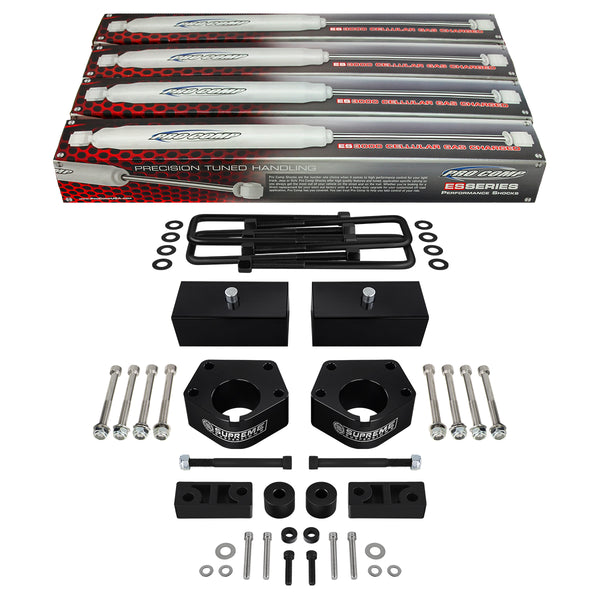 1986-1995 Toyota IFS Pickup Full Suspension Lift Kit & Extended Length Pro Comp Shocks 4WD 4x4