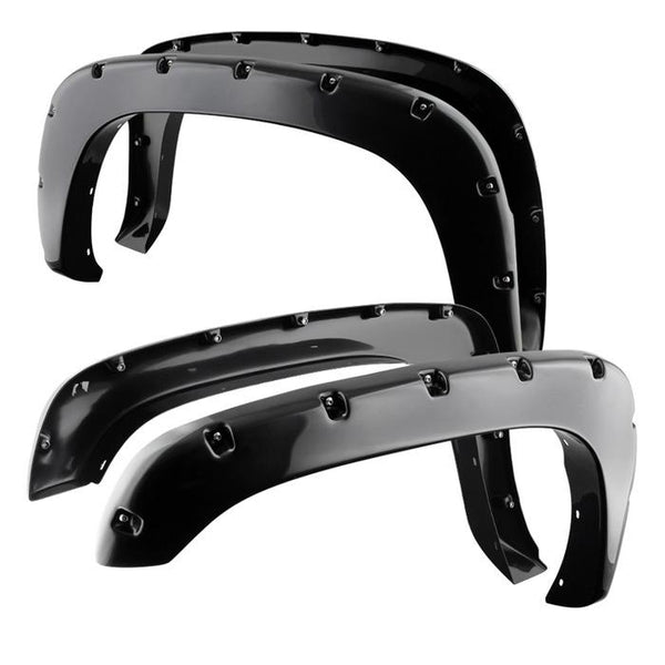 1999-2007(Classic) Chevy Silverado 4pc Bolt-on Rivet Style Spyder Fender Flares