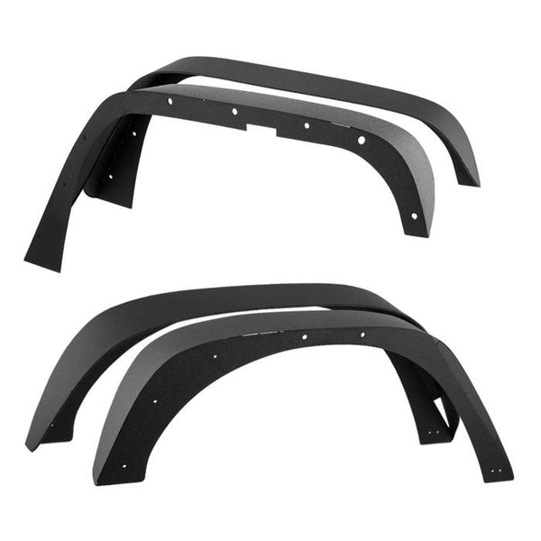 2007-2014 Jeep Wrangler JK 4pc Bolt-on Rivet Style Spyder Fender Flares