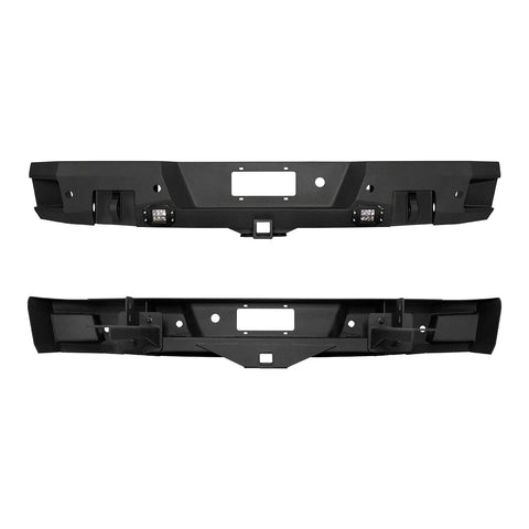 2007-2013 Chevy Silverado 1500 Heavy-Duty Offroad Utility Winch Rear Bumper-Armor - Bumper-Supreme Suspensions®-Supreme Suspensions®