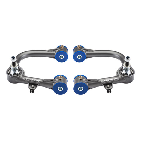2005-2023 Toyota Tacoma Upper Control Arms w/ Uni Ball, FK Bearings & Polyurethane Bushings 2WD 4WD-Control Arms-Supreme Suspensions®-Blue-Supreme Suspensions®