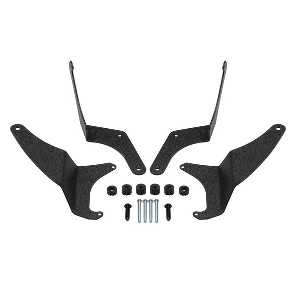 2018-2022 Jeep Wrangler JL Dual A-Pillar Light Mounting Brackets