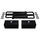 2000-2010 GMC Sierra 3500HD Rear Suspension Lift Blocks & Extended U Bolts 2WD 4WD