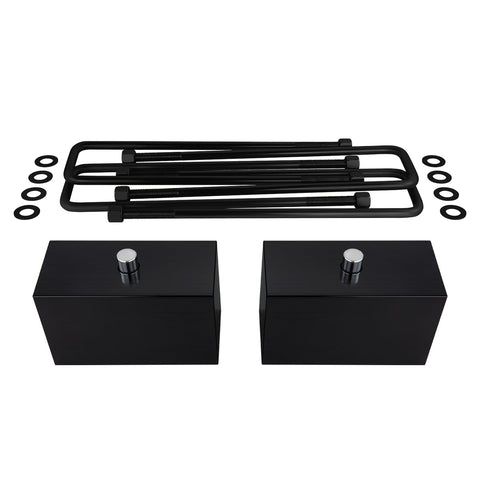 1988-1999 Chevy C1500 Rear Suspension Lift Kit Blocks & U bolts 4X2-Suspension Lift Kits-Supreme Suspensions®-3"-Supreme Suspensions®