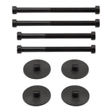 1.5"-2" Rear Level Lift Kit Add-A-Leafs + Square U-bolts For 08-09 F-350 2WD 4WD Overloads
