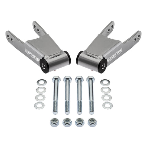 2009-2020 Ford F150 2" Rear Drop Shackles Lowering Kit 2WD 4WD-Lift Kit Accessories-Supreme Suspensions®-Supreme Suspensions®