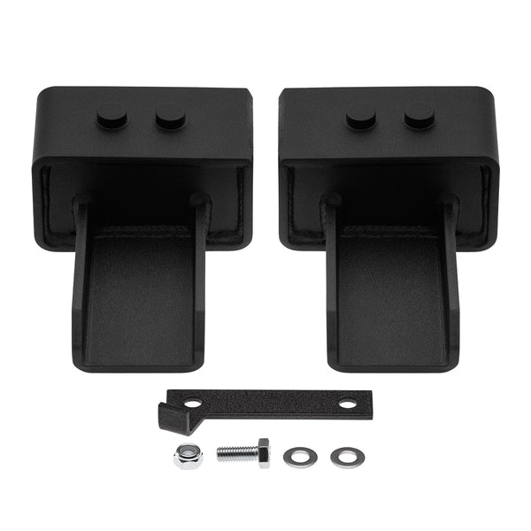 2004-2021 Ford F150 US Patent Pending Rear Lift Blocks with Built-In Bump Stop Landing Plates 4WD