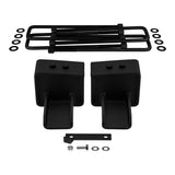 2004-2021 Ford F150 4WD Rear Suspension Lift Kit | Includes US Patent Pending Rear Lift Blocks with Built-In Bump Stop Landing Plates