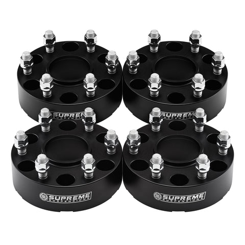 2019-2022 Ram 1500 Hub Centric Wheel Spacers: 6 x 139.7mm Bolt Pattern / M14 x 1.5 Studs / 77.8mm Center Bore-Wheel Spacers & Adapters-Supreme Suspensions®-1.5"-4 Piece Set-Supreme Suspensions®