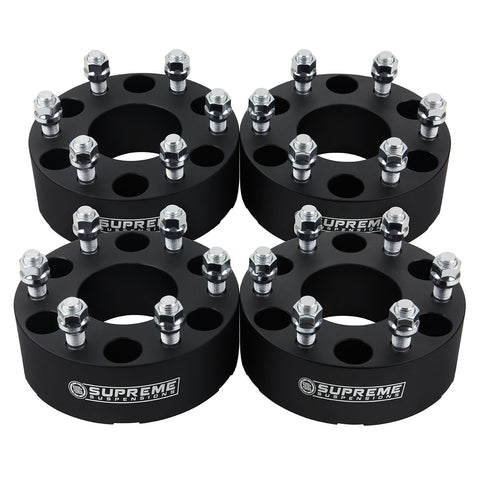 1988-2000 Chevy C-Series 2WD 6x139.7 Non-Hub Centric Wheel Spacers (6-Lug) 108mm Center Bore-Wheel Spacers & Adapters-Supreme Suspensions®-Supreme Suspensions®