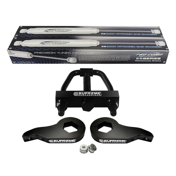 2002-2006 Chevy Avalanche 2500 Front Suspension Lift Kit w/ Extended Length Pro Comp Shocks 4WD 4x4