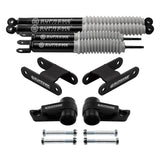 2006-2010 Hummer H3 1-3" Front + 2" Rear Lift Kit with Supreme Suspensions MAX Performance Shocks 4WD