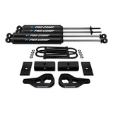 kit de suspensão total Dodge Ram 1500 2002-2005 com amortecedores Pro Comp estendidos e calços de eixo 4WD