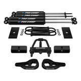 2002–2005 Dodge Ram 1500 Vollfederungs-Lift-Kit mit erweiterten Pro Comp-Stoßdämpfern, Achsscheiben und Torsionsstabwerkzeug 4WD