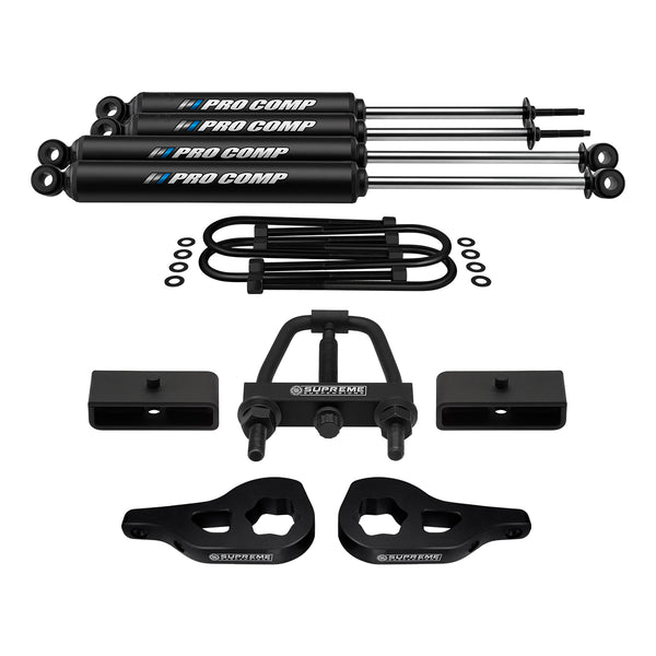 2002-2005 Dodge Ram 1500 Full Suspension Lift Kit with Extended Pro Comp Shocks and Torsion Bar Tool 4WD