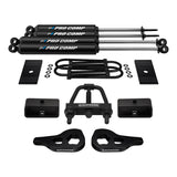 2002-2005 Dodge Ram 1500 Kit de elevação de suspensão completa com amortecedores Pro Comp estendidos, calços de eixo e ferramenta de barra de torção 4WD