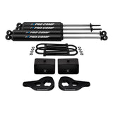 kit de suspensão total Dodge Ram 1500 2002-2005 com amortecedores Pro Comp estendidos 4WD 4x4