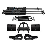 kit de levage à suspension complète Dodge Ram 1500 2002-2005 avec amortisseurs Pro Comp étendus et outil de barre de torsion 4WD