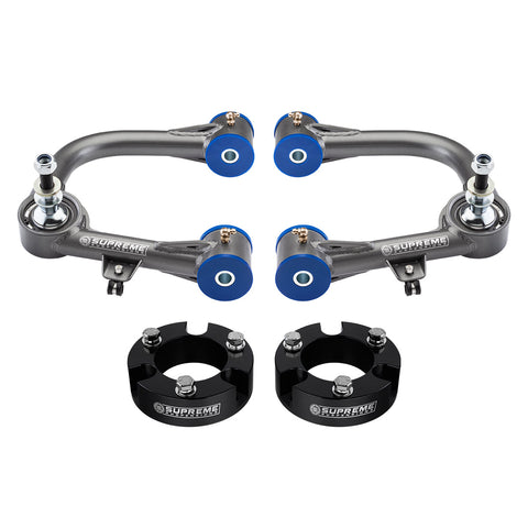 2003-2023 Toyota 4runner 2wd 4wd أذرع التحكم العلوية + مجموعة الرفع الأمامي المجانية - أدوات التحكم في الأذرع - أنظمة التعليق العليا® - أنظمة التعليق العليا