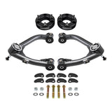 2007-2018 GMC Sierra 1500 2WD 4WD Uni-Ball Upper Control Arms and Camber/Caster Adjusting & Lock-Out Kit + FREE FRONT LIFT KIT