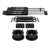 Kit de suspensão total Dodge Ram 3500 2003-2012 com amortecedores Pro Comp PRO-X 4WD