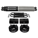 2006-2008 Ram 1500 Kit de elevación de suspensión completa con suspensiones supremas MAX Performance amortiguadores traseros 4WD 4x4