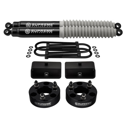 2006-2008 Ram 1500 Full Suspension Lift Kit with Supreme Suspensions MAX Performance Rear Shocks 4WD 4x4-Suspension Lift Kits-Supreme Suspensions®-Supreme Suspensions®