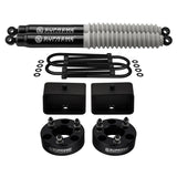 2006-2008 Ram 1500 Kit de elevação de suspensão completa com suspensões supremas, choques traseiros de desempenho máximo 4WD 4x4