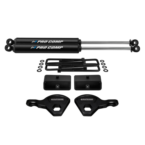 1987-2004 Dodge Dakota Fuld Suspension Lift Kit med Pro Comp PRO-X Series Bagstøddæmpere 4WD